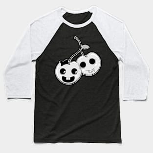 B&W Cherry Love Baseball T-Shirt